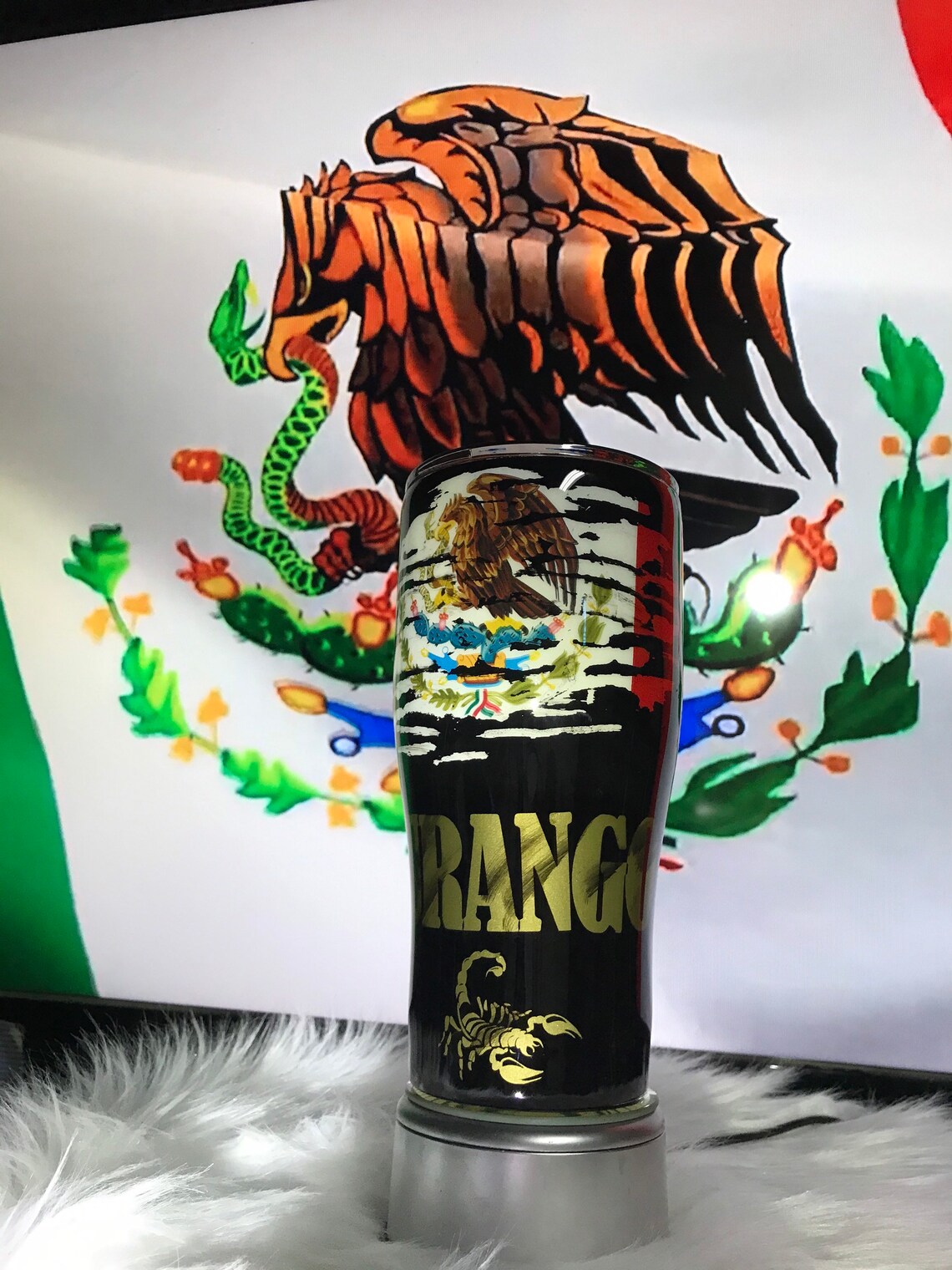 Mexican Flag Tumbler Etsy