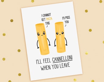 Funny Leaving Card