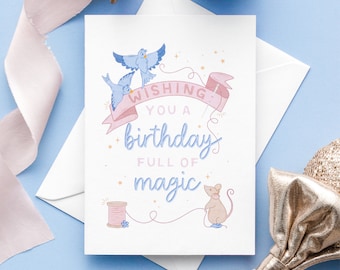 Birthday Card Inspired by Cinderella
