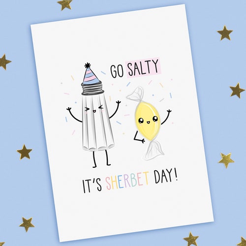 Hope Your Birthday is kick Ass / Funny Birthday Card / Cute Etsy