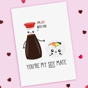 Carte d'anniversaire ou de Saint-Valentin amusante