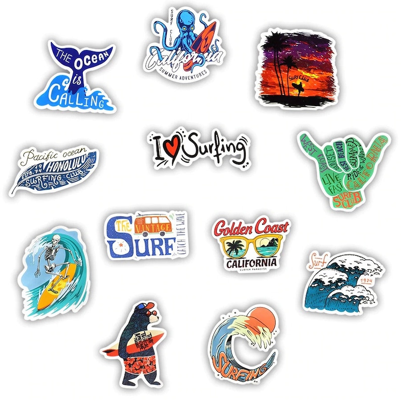 Cool Mixed Stickers Planner Stickers Vinyl Stickers Super Cool Stickers Custom Stickers Sticker Pack 50pcs Laptop Stickers