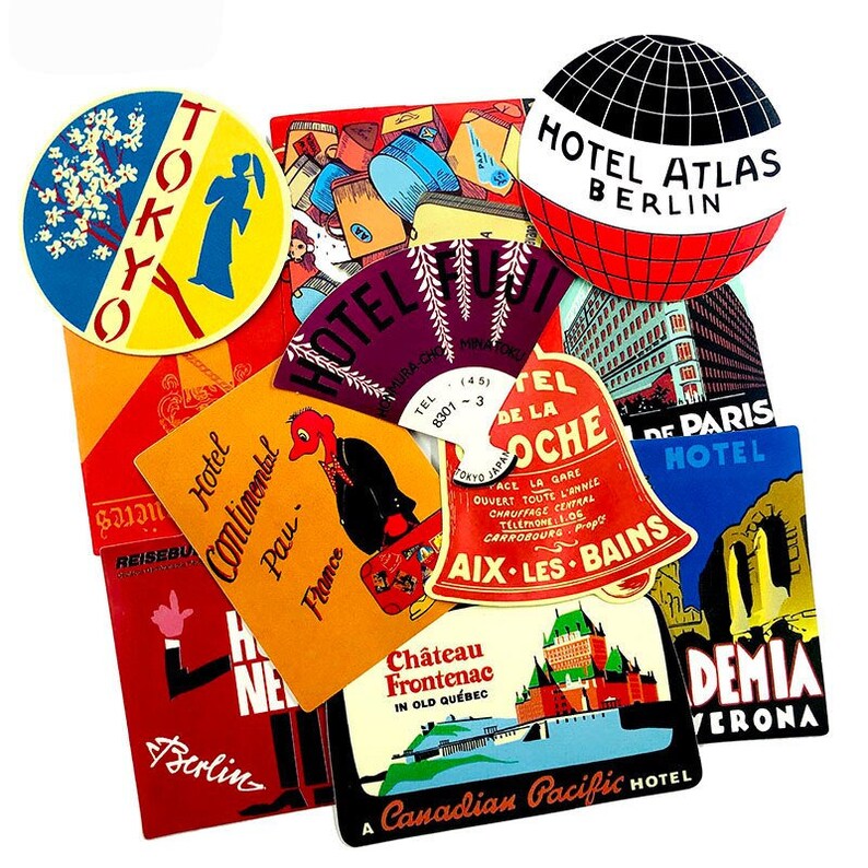 Sticker Pack Custom Stickers Travelers Stickers World Traveling Stickers Laptop Stickers Vinyl Stickers 50pcs Planner Stickers