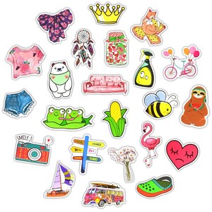 100pcs beautiful girls stickers planner stickers laptop etsy