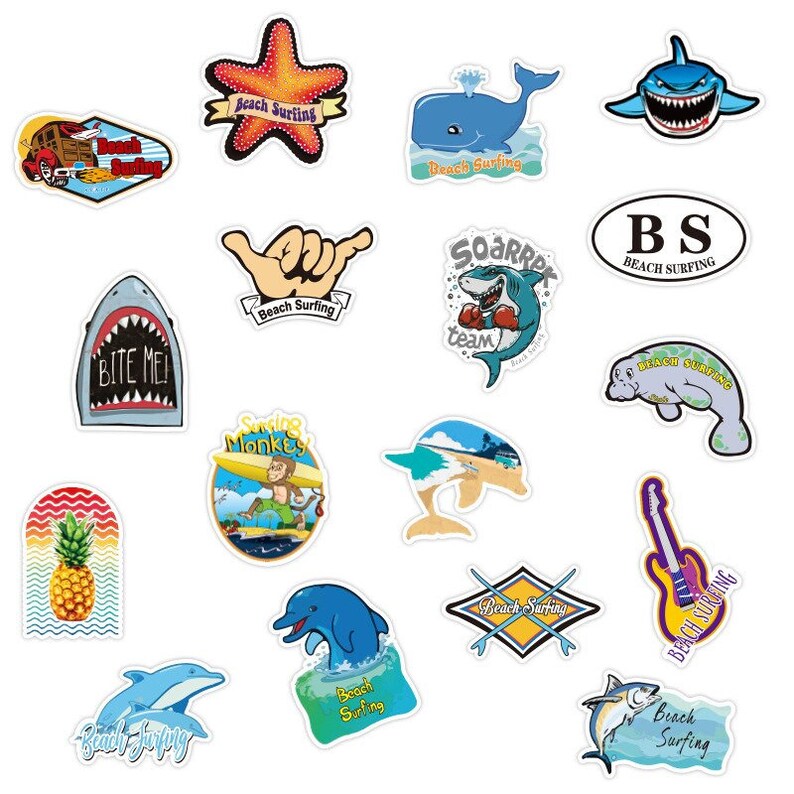 100cs Funky Style Stickers Planner Stickers Laptop Etsy
