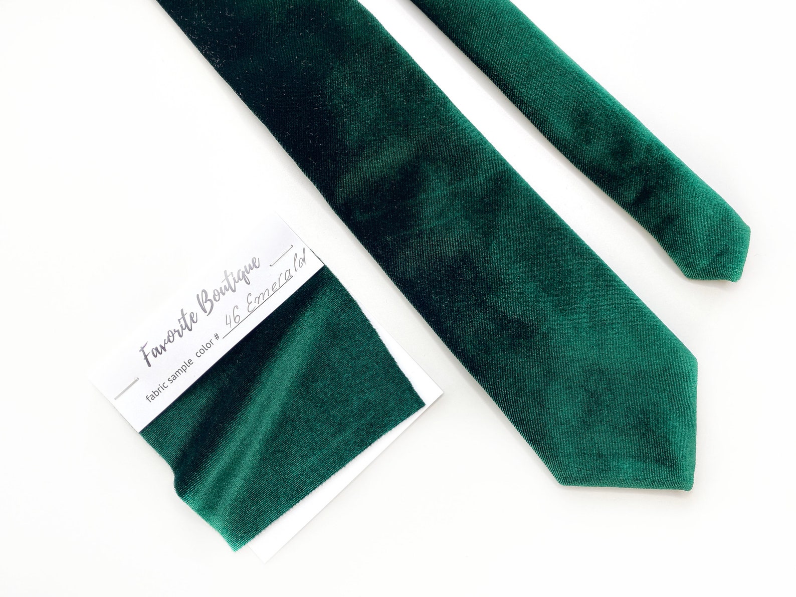EMERALD GREEN Velvet Bow Tie Velvet Necktie Green Groomsmens Etsy