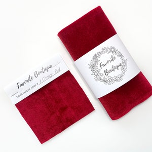 CHERRY RED Velvet Pocket Square Necktie Suspenders Bow Tie Velvet RED Velvet Groomsmen Necktie ...