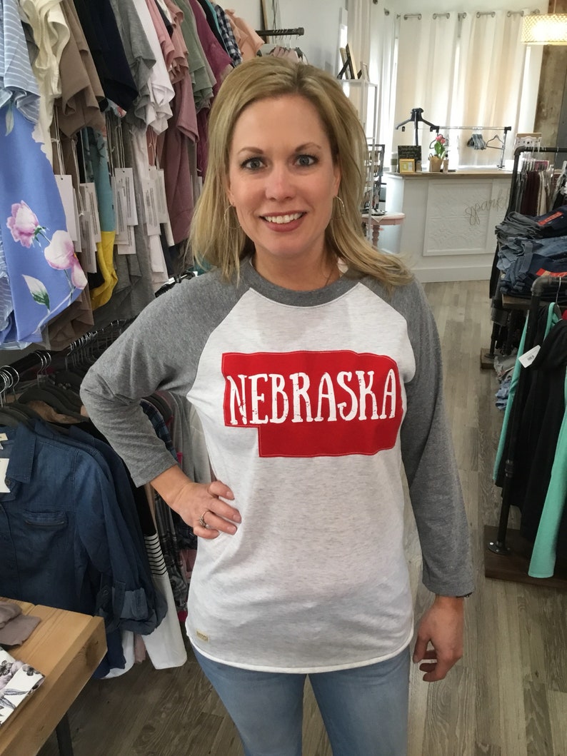 Nebraska red state tee