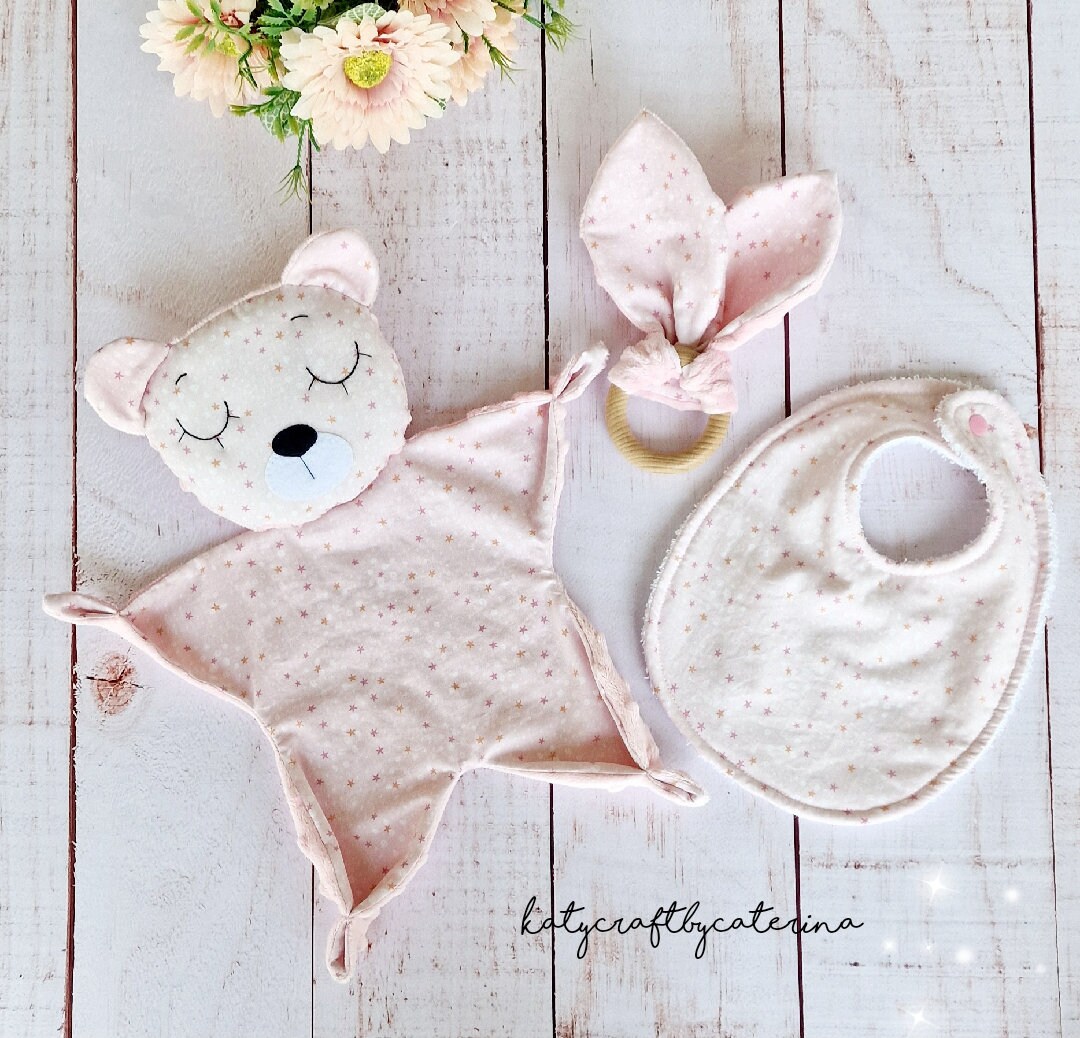 Birth Set, Birth Gift, Baby Shower, Personalized Doudou, Newborn Bib - Etsy