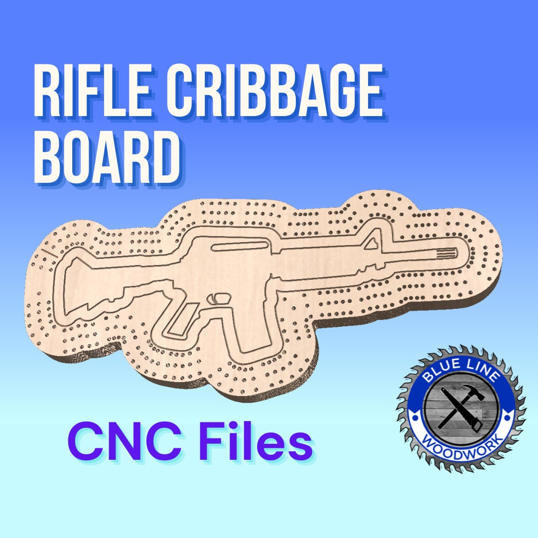 Rifle Crib Board CNC Files. Vectric Vcarve, Carbide Create, SVG Etsy