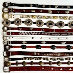 Tony lama concho belt shop
