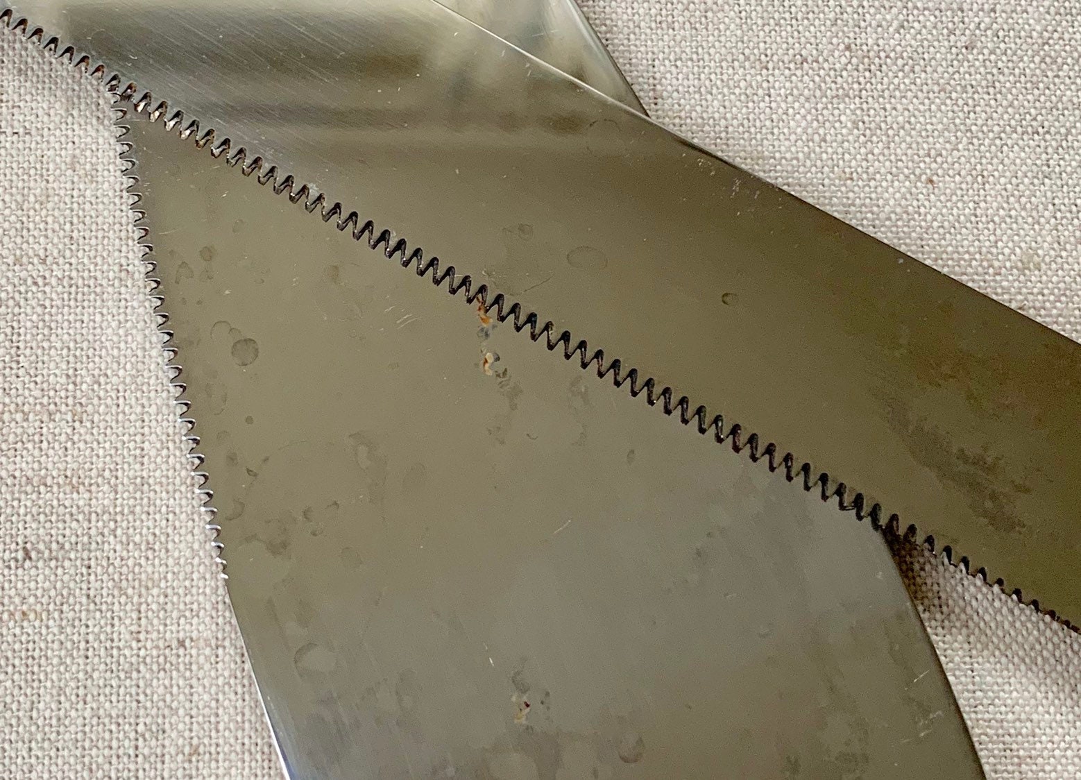 Wedding Cake Knife Set Cutter Server Pearlized Handle Vintage Antique