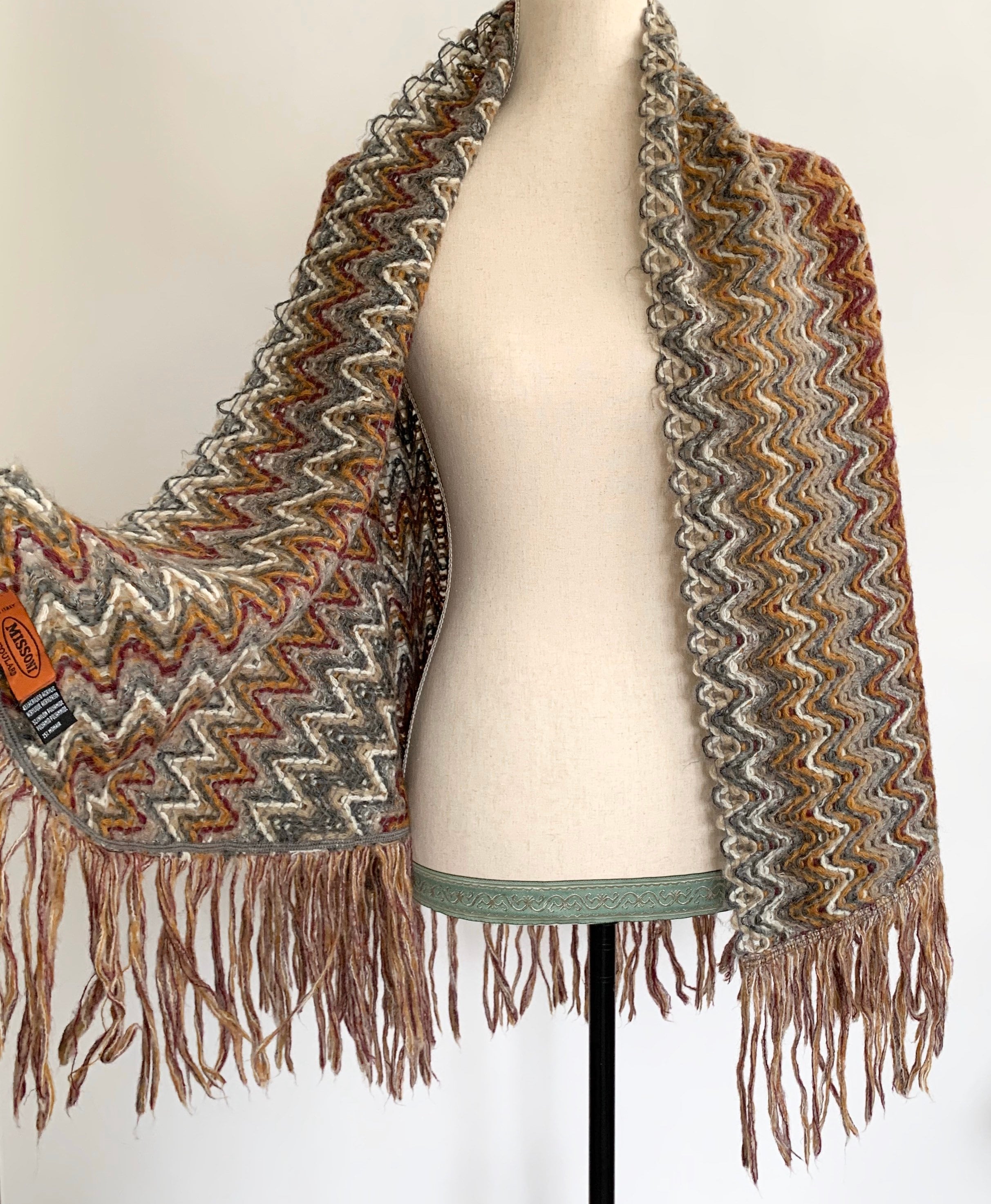 Vintage Missoni Zigzag Scarf