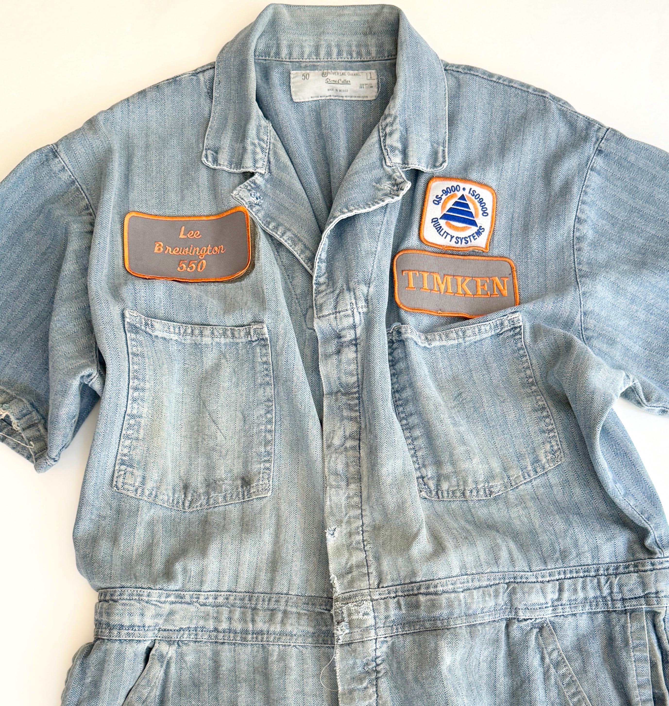 Vintage 50s Sanforized Overalls Coveralls Universal Stone Vintage 50s Sanforized Overalls Coveralls Universal Stone