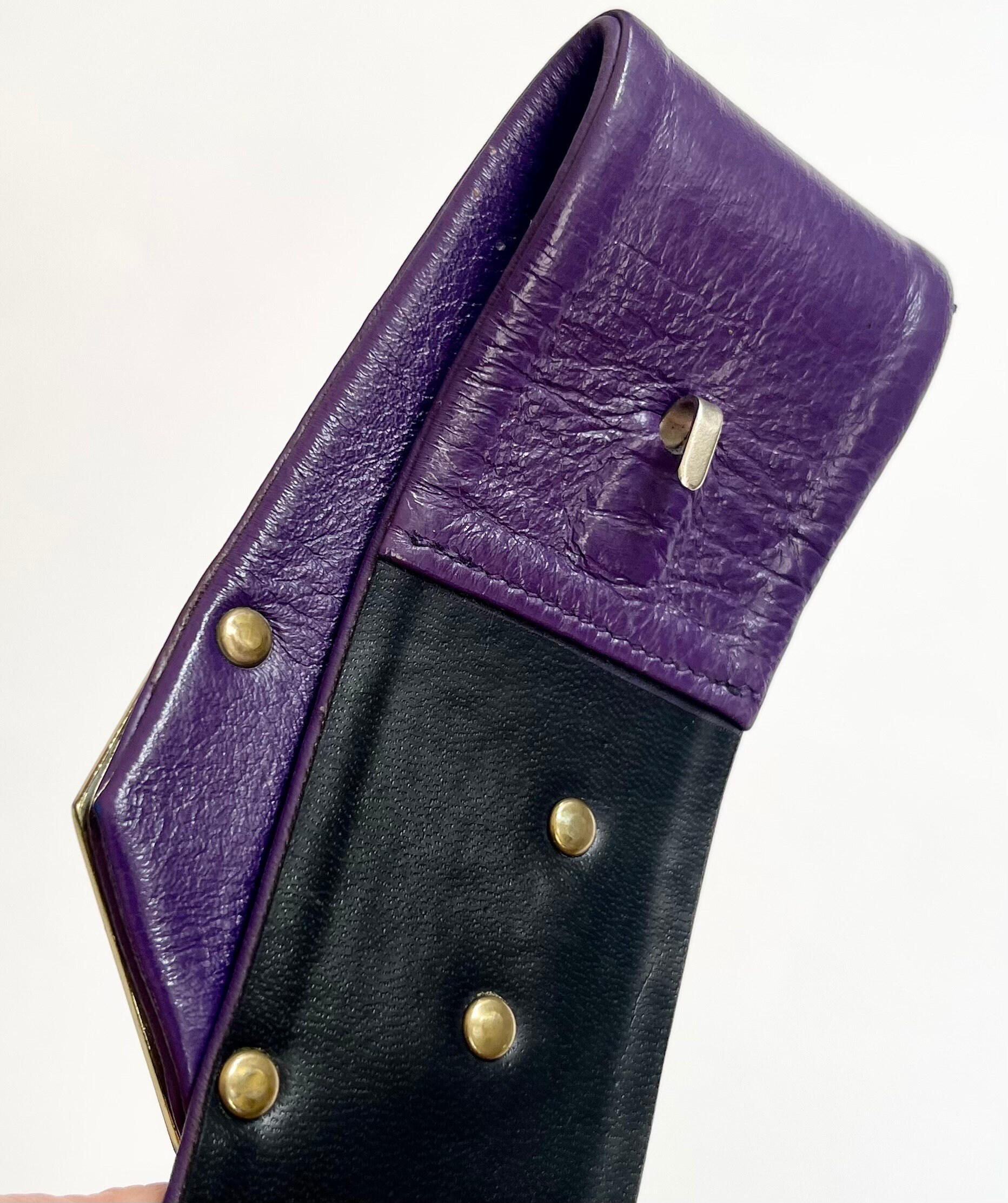 Christian Dior vintage purple belt ディオール