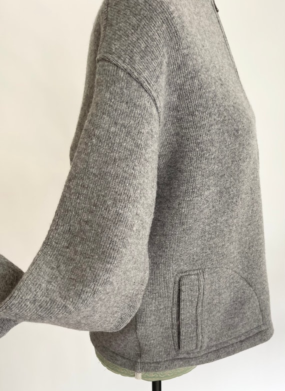 Max Mara Knit Bomber Sweater Cardigan Made in Ita… - image 2