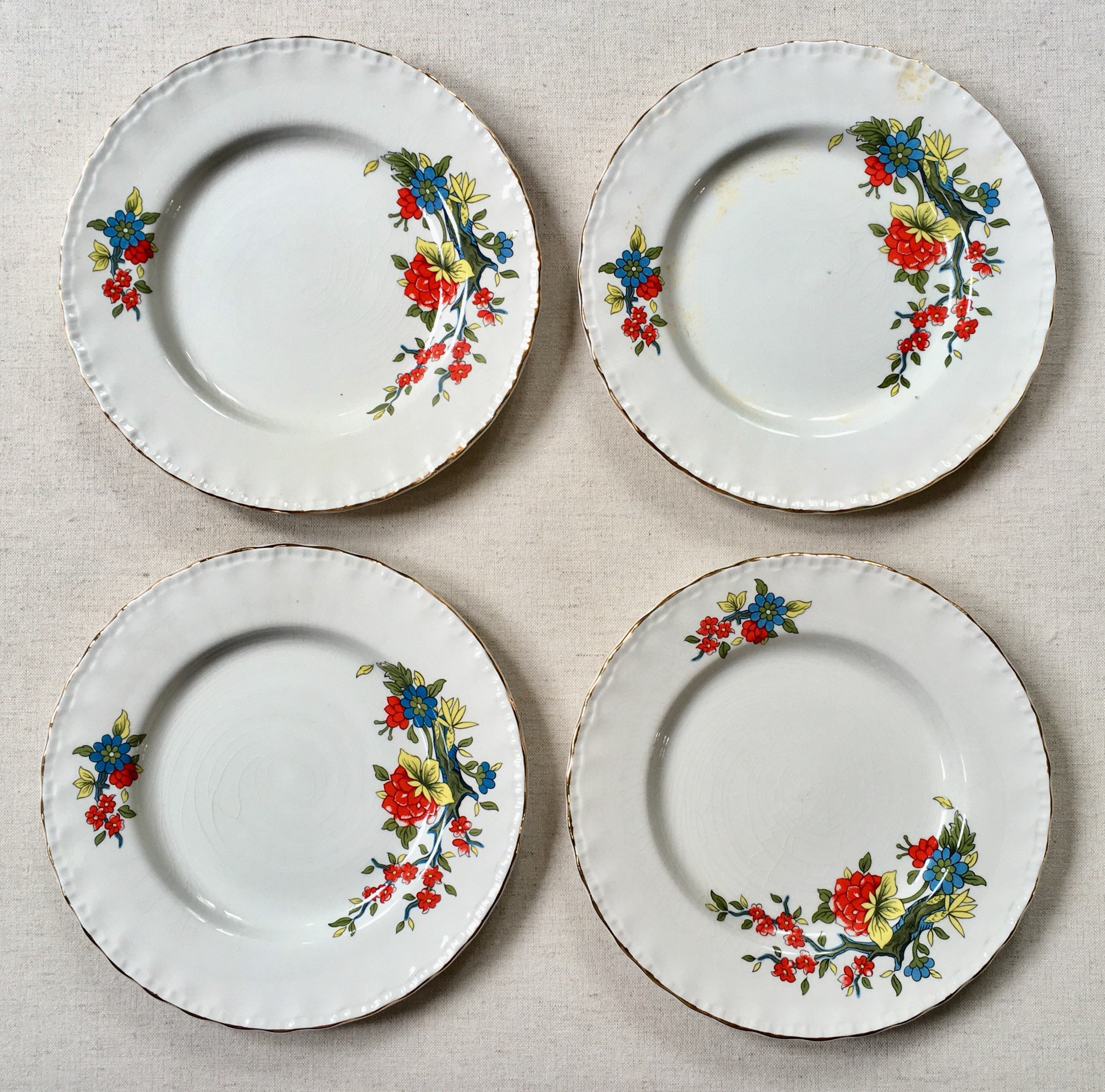 English Picnic Basket Saks Fifth Avenue by Brexton Vintage Set Setting