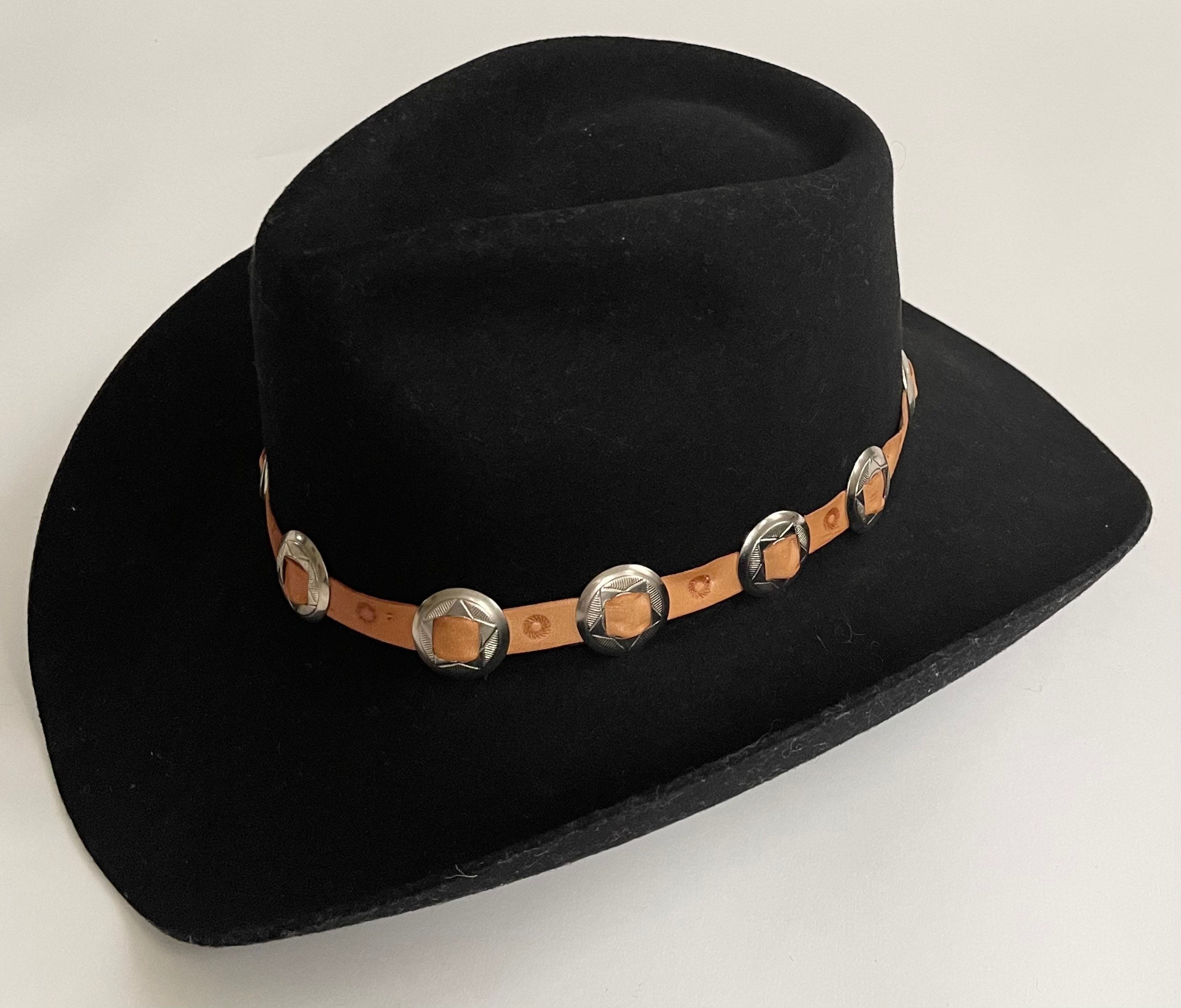 Black Wool Cowboy Hat Vintage Bradford Western Felted Wool Etsy