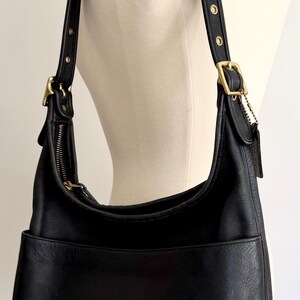 Vintage Coach Legacy Hobo Bag Style 9058 Black Leather - Etsy