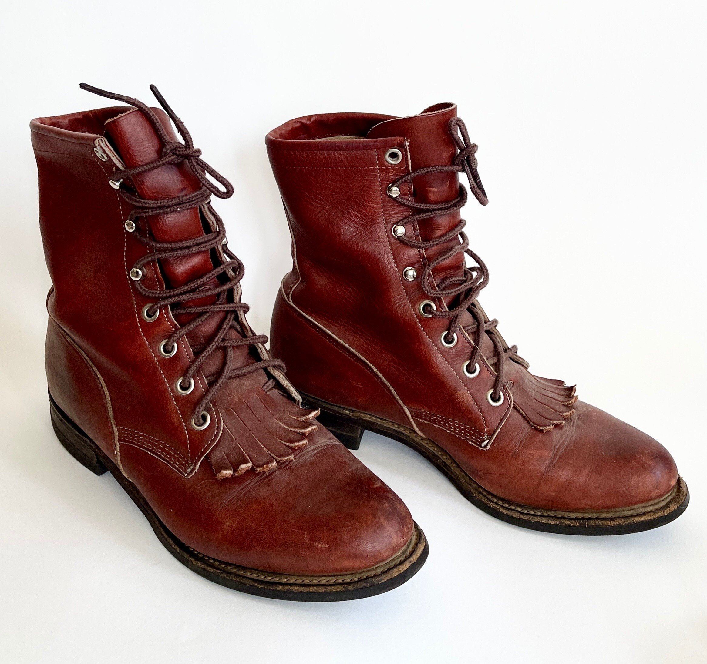 Justin fringe clearance boots