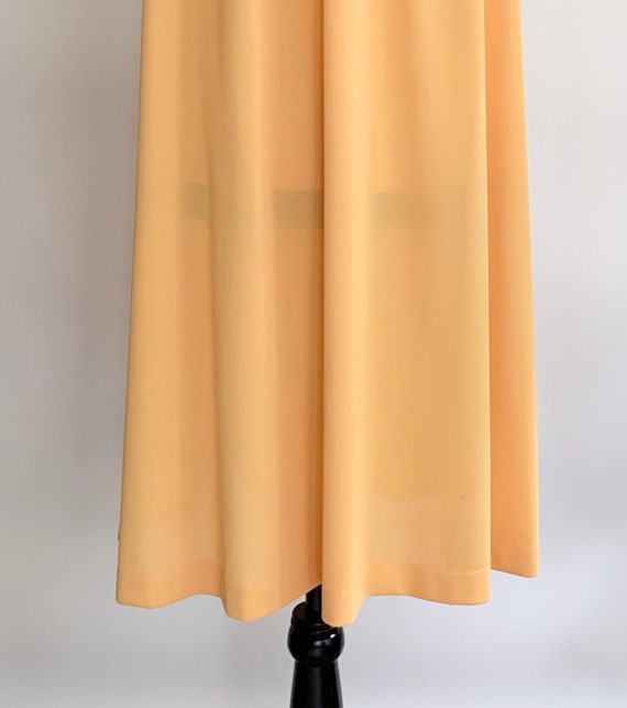 60s Marigold Sleeveless Nightgown House Day Dress… - image 8