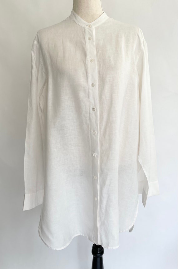 dkny linen shirt