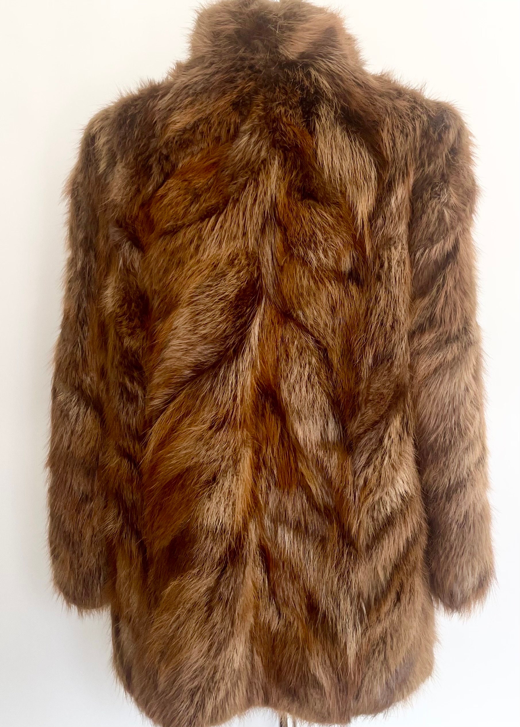Heavy Coyote Fur Coat Vintage 50s 60s Richland Furs Blissfield