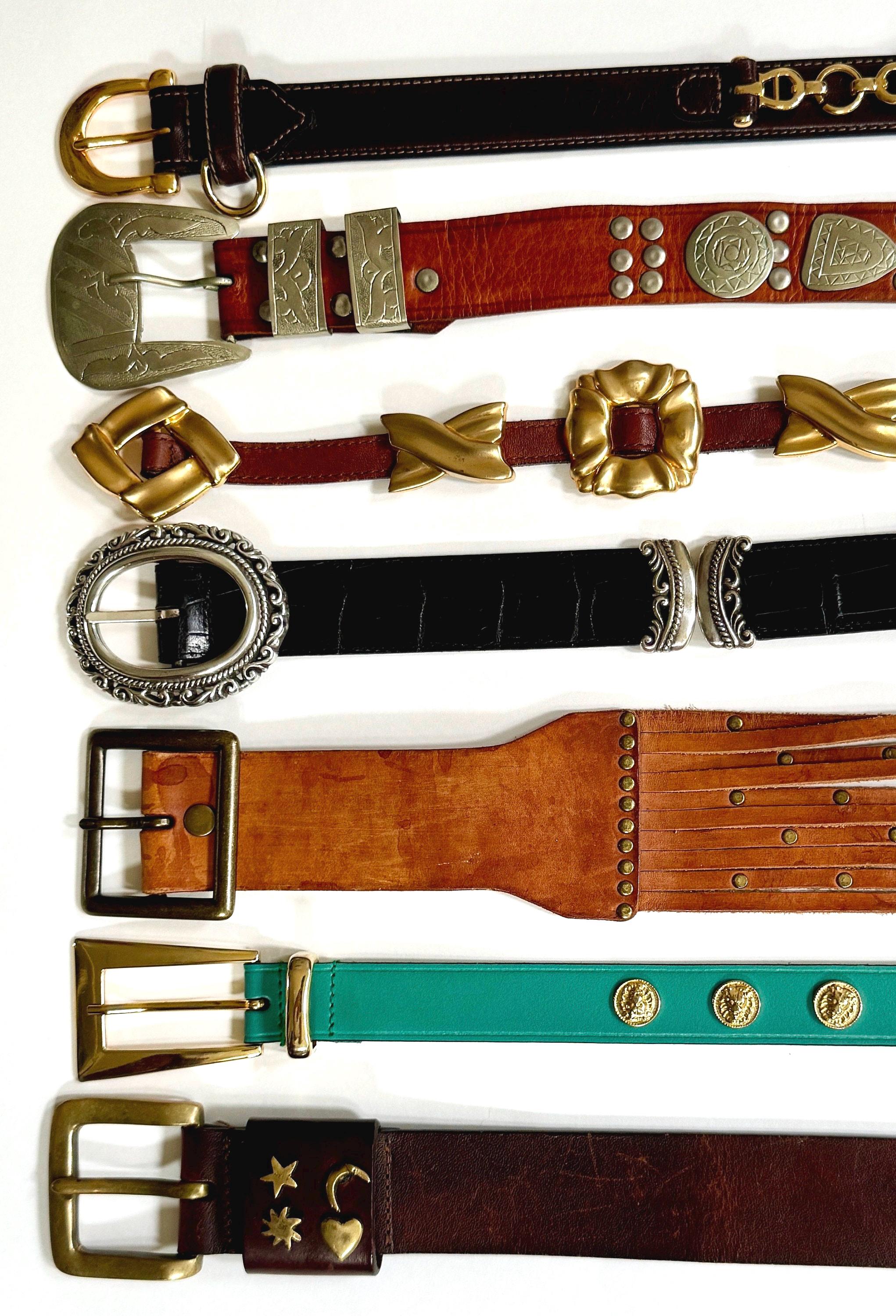 Vintage スネーク ヘッド メタル レザー ベルト 80s 90s s-l1200.jpg