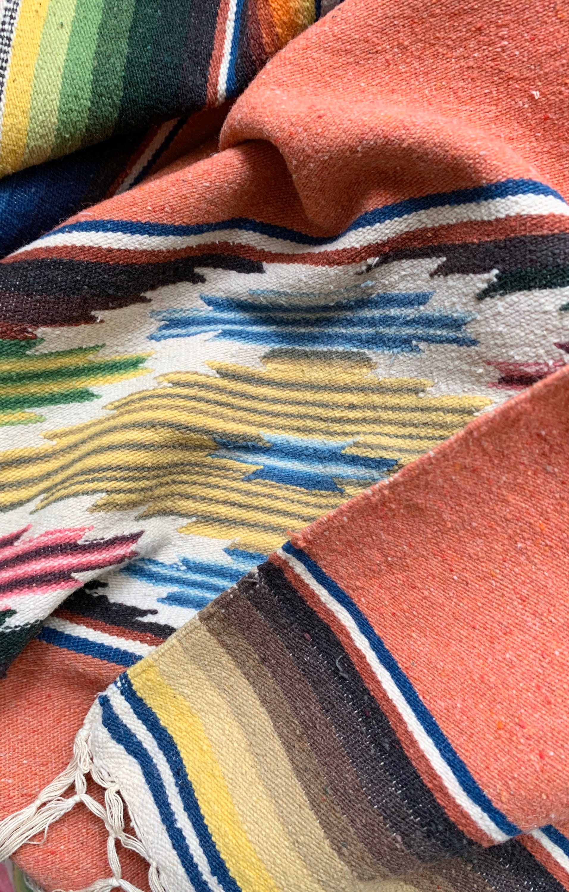 Wool serape blanket sale