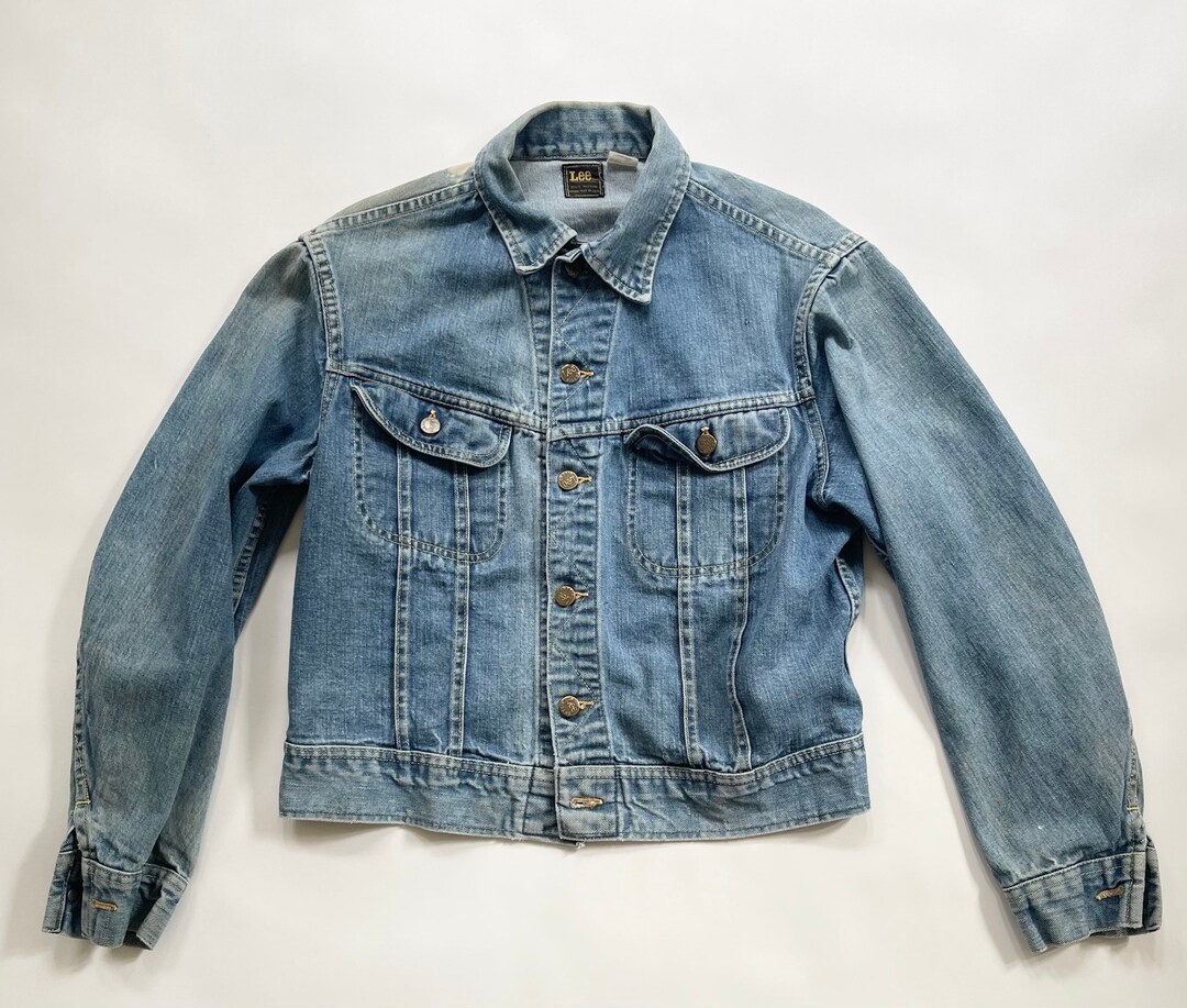 Lee Denim Jacket 50s 60s Vintage Union Made in USA Light Lee Denim Jacket 50s 60s Vintage Union Made in USA Light