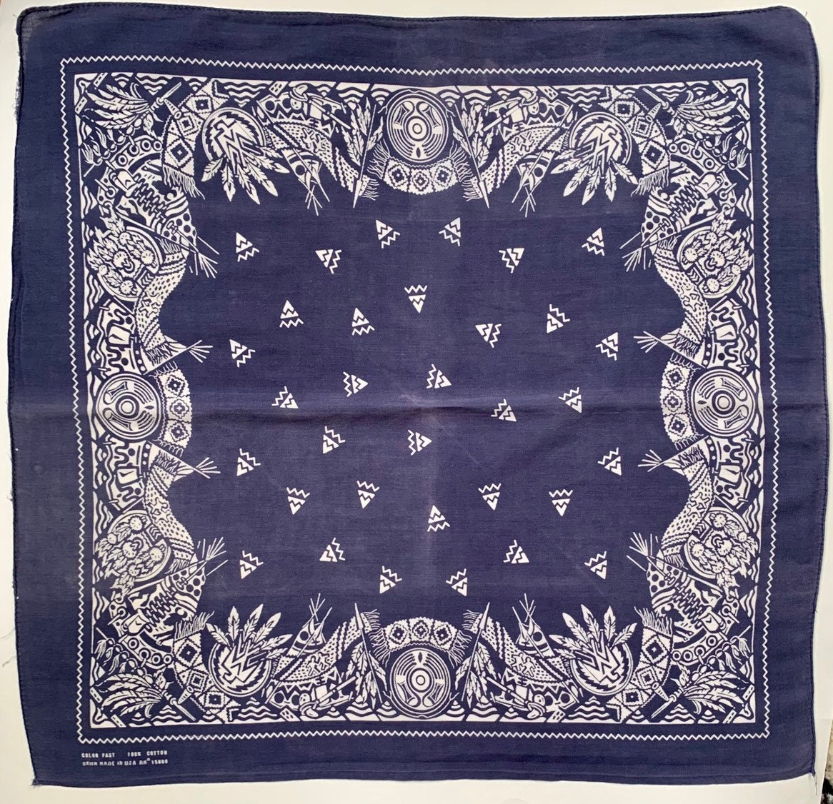 Rare Union Made Bandana Vintage 40s 50s Collectible Color Fast Made in ...