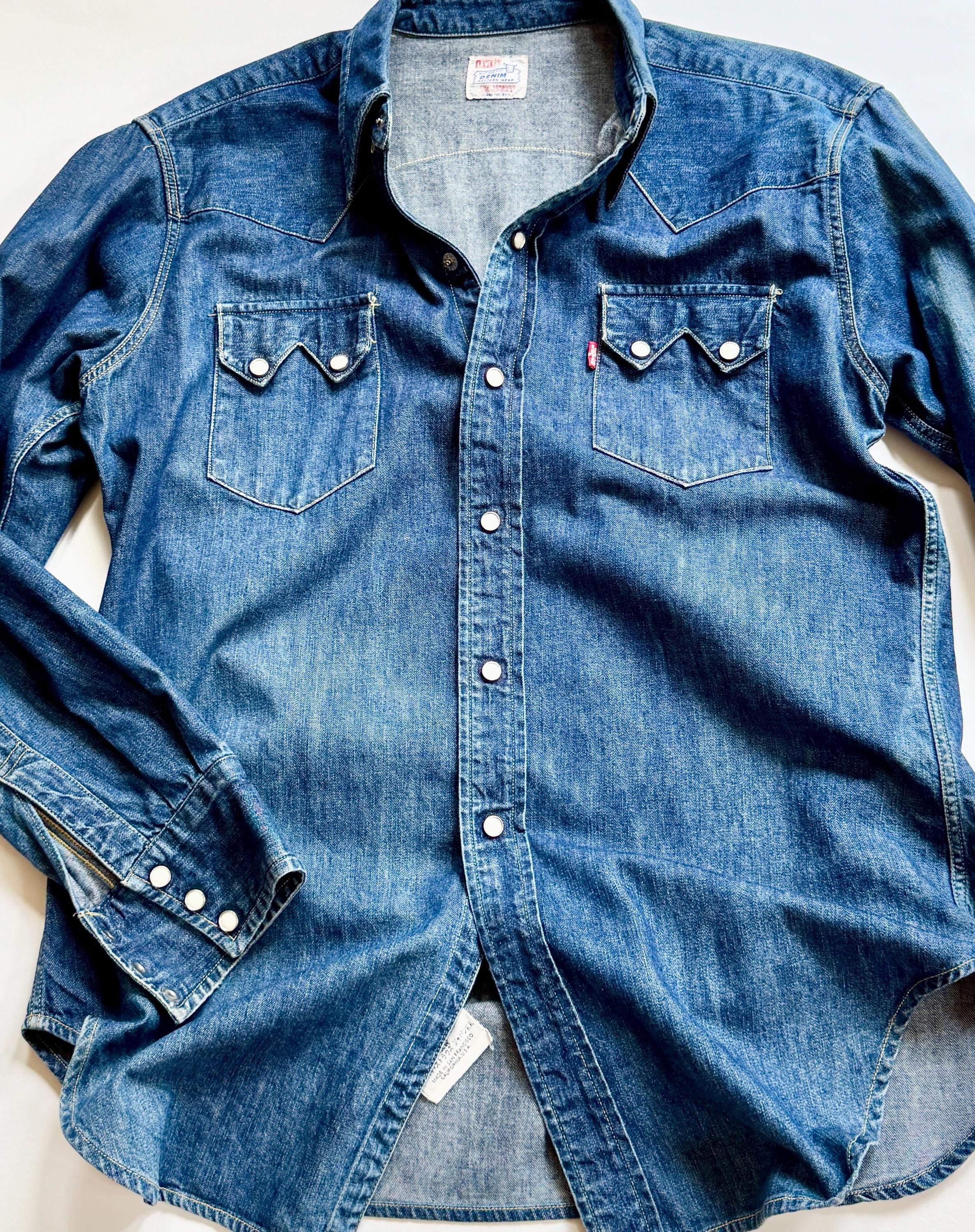 Levis Western Shirt - Etsy Levis Western Shirt - Etsy