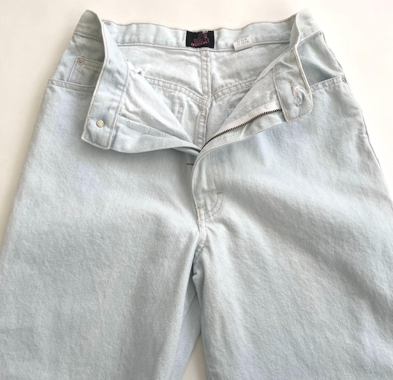 80s Vintage Sasson Jeans Light Wash Mom Jean High Waist Womens Juniors Pants