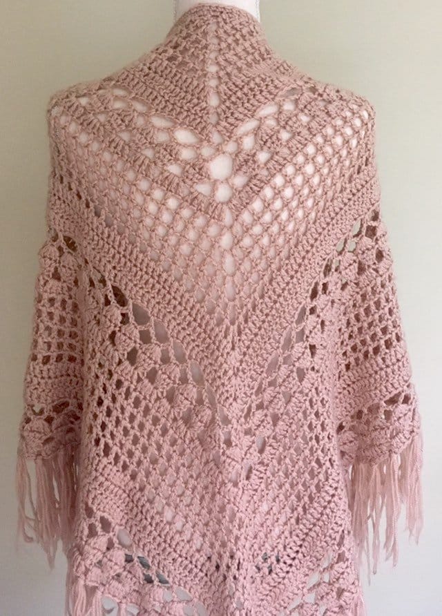 blush shawl wrap