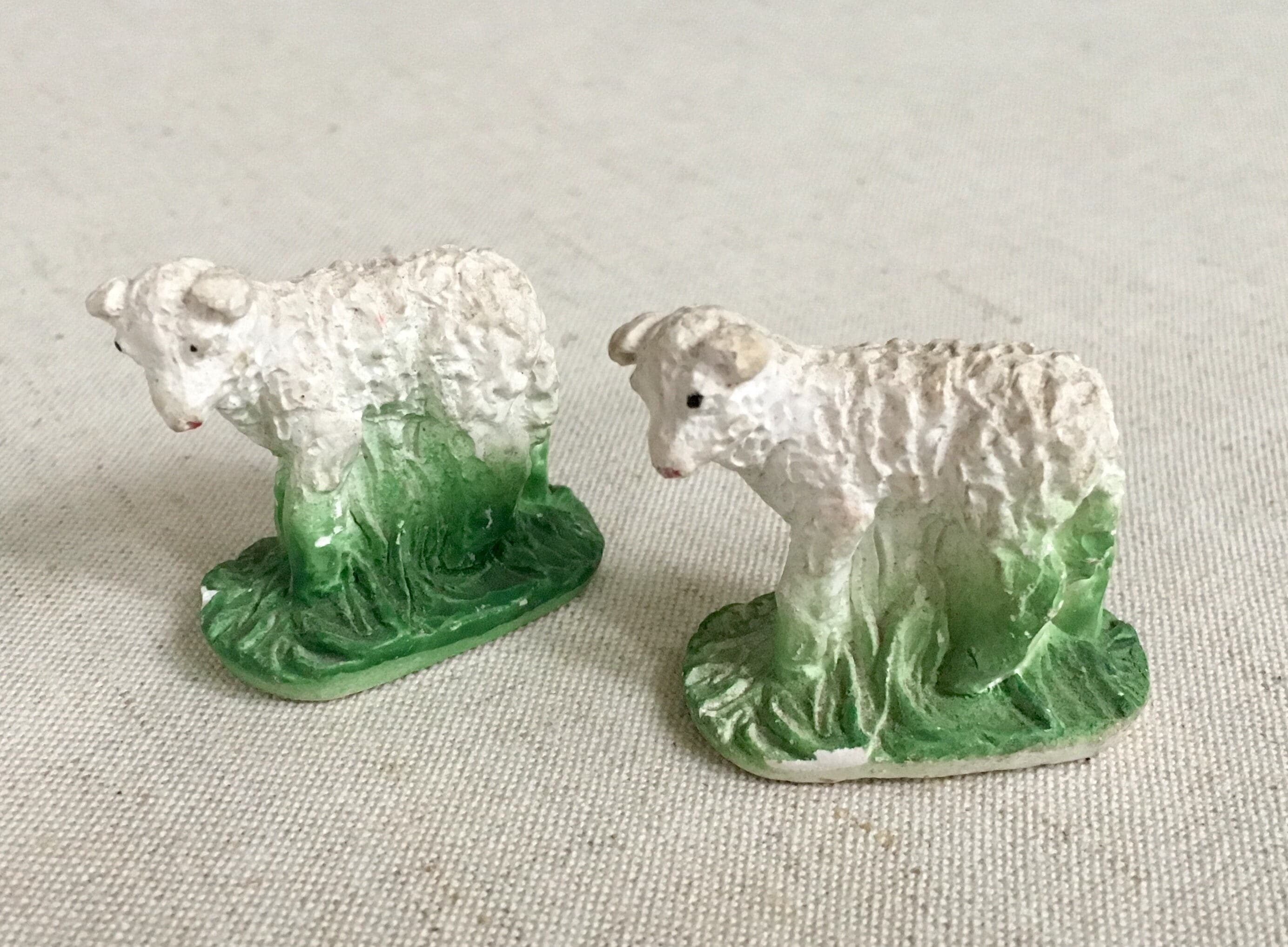antique sheep figurines