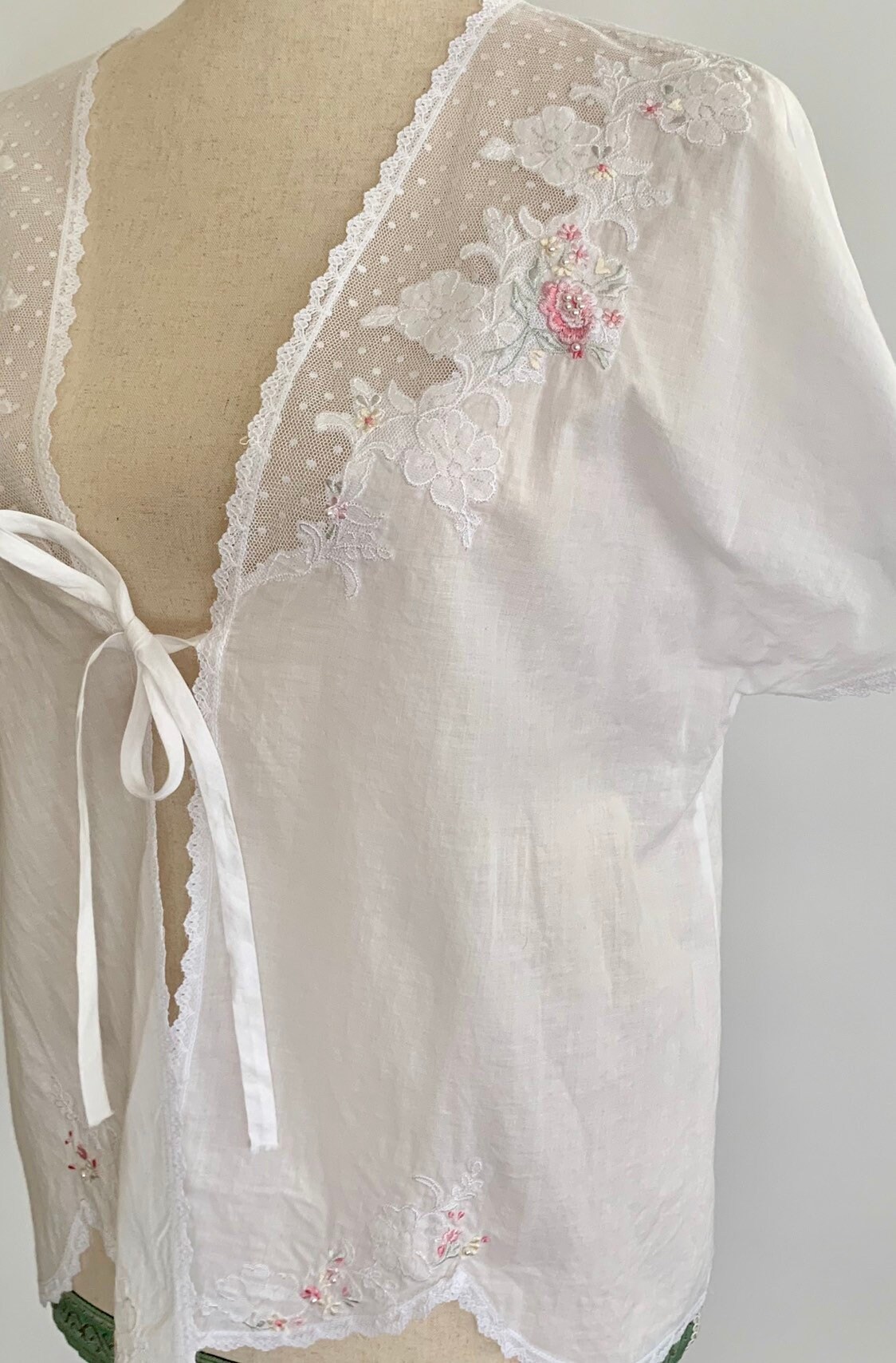 100 cotton bed jacket
