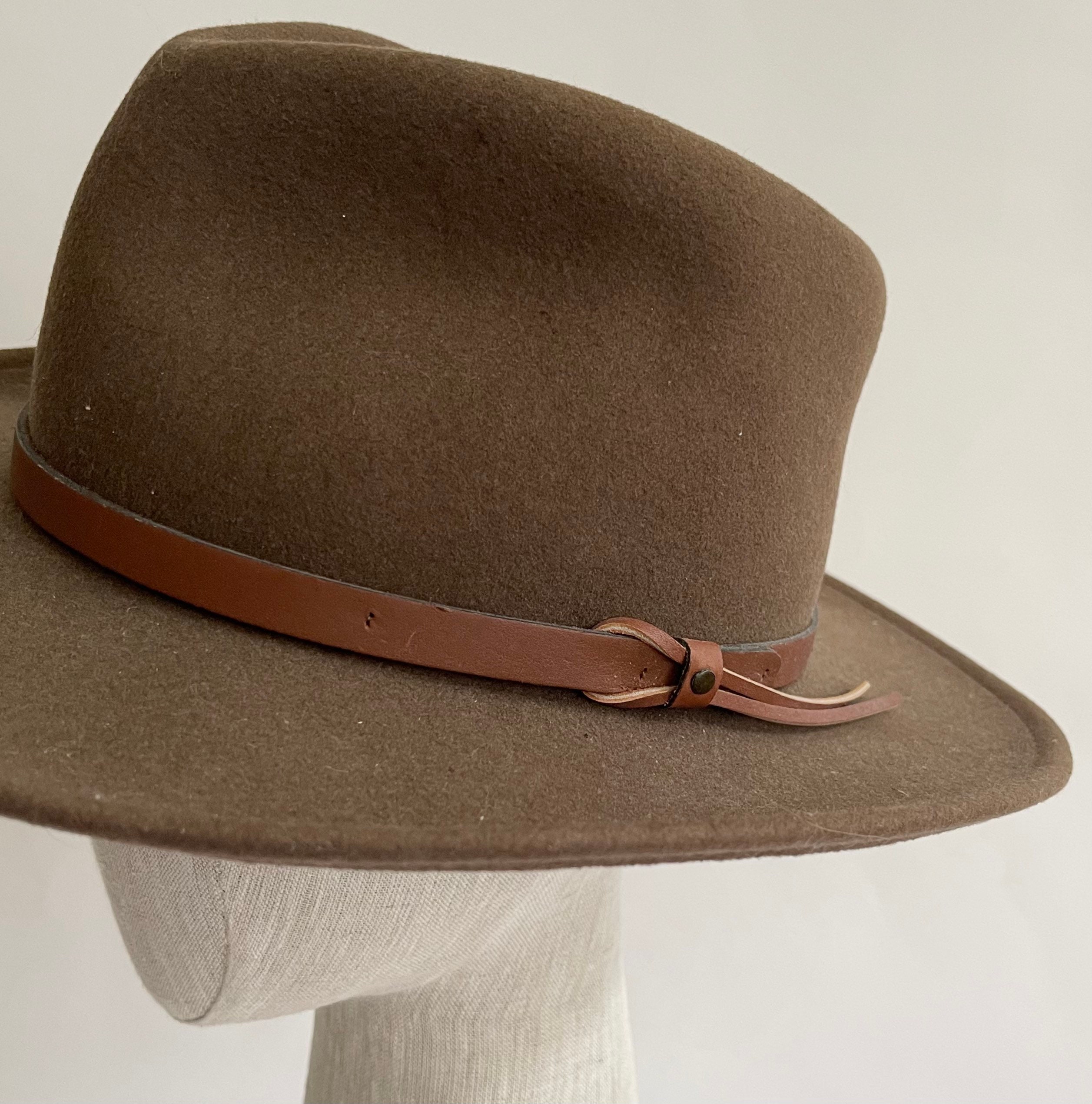 Felted Wool Cowboy Hat Fedora Vintage Dorfman Pacific Stockton