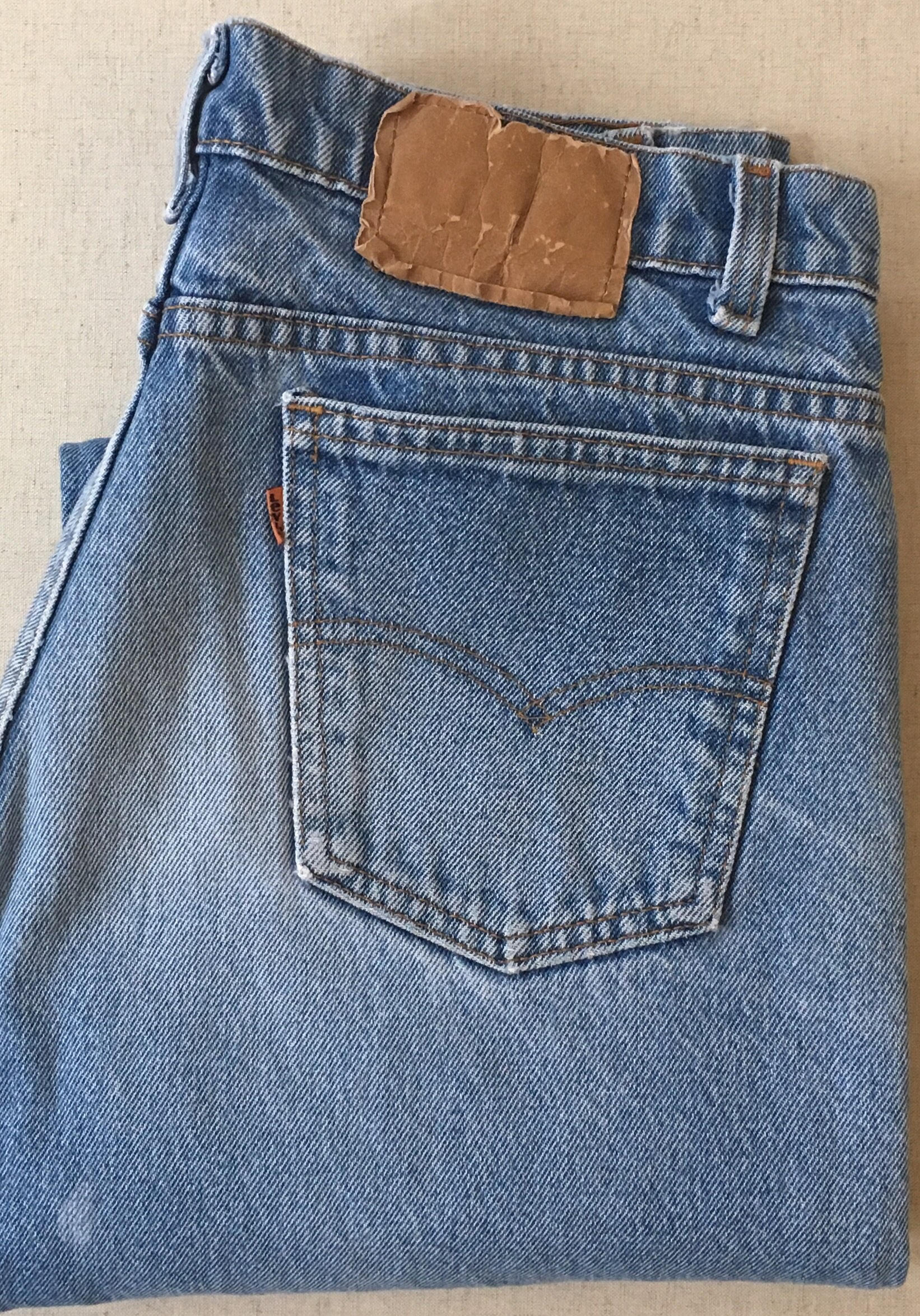 33x29 Vintage Levi's Jeans Orange Tab 501? Faded Men's Denim