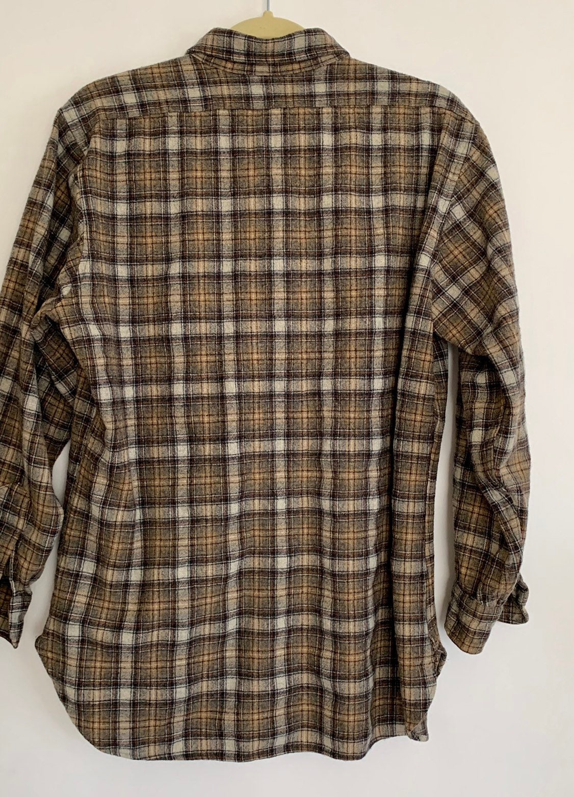 Pendleton Mens Work Shirt Vintage Plaid Made in USA Pendleton Woolen ...