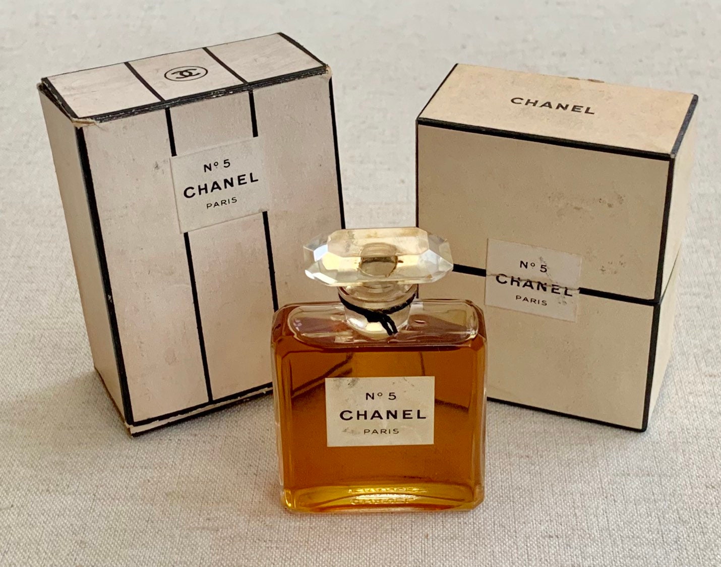 Vintage CHANEL No. 5 Parfum Extrait TPM No 200 Wax Sealed Bottle 1/2 oz NIB