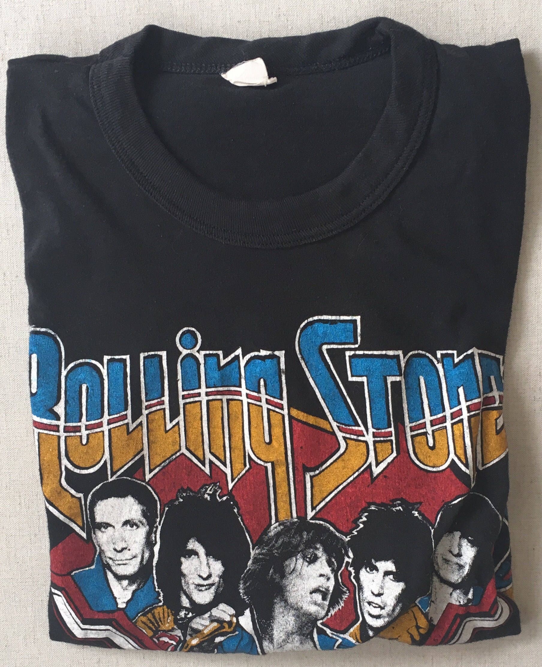 Rolling Stones Tshirt Shirt Tee T RARE Vintage 70s Tour of America