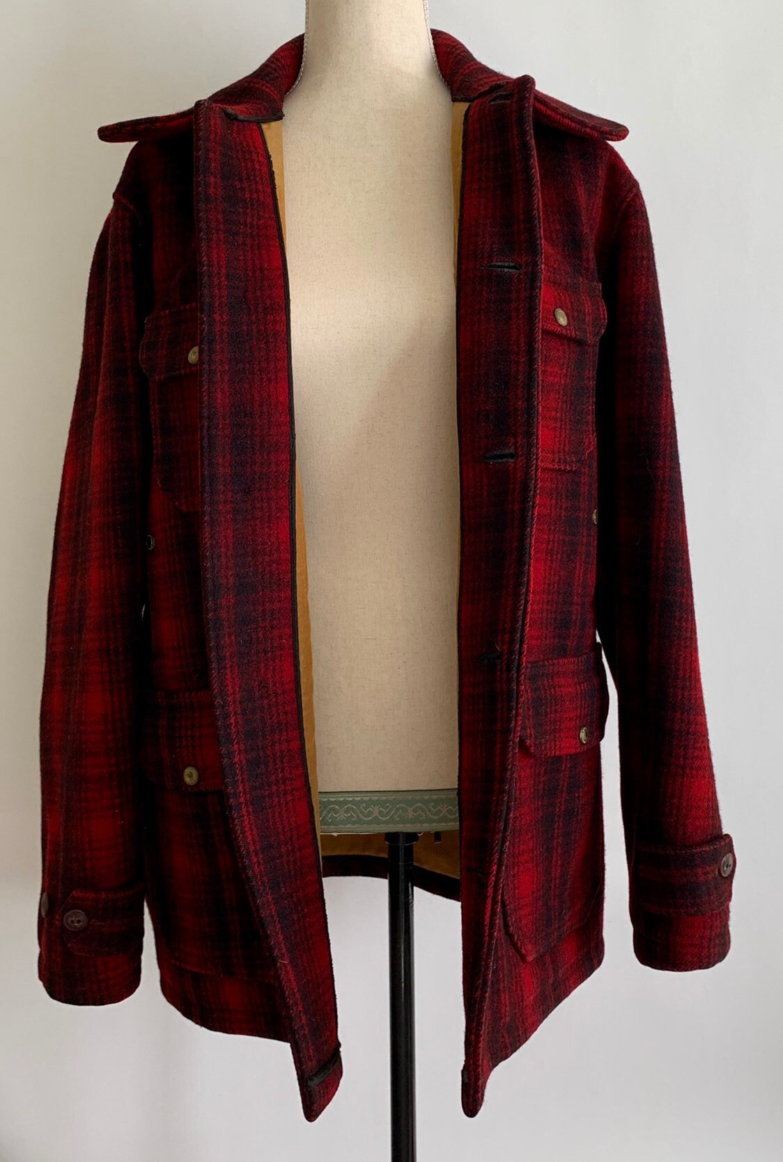 40s Woolrich Field Coat Hunter Jacket Antique Vintage 30s 40s Mens ...