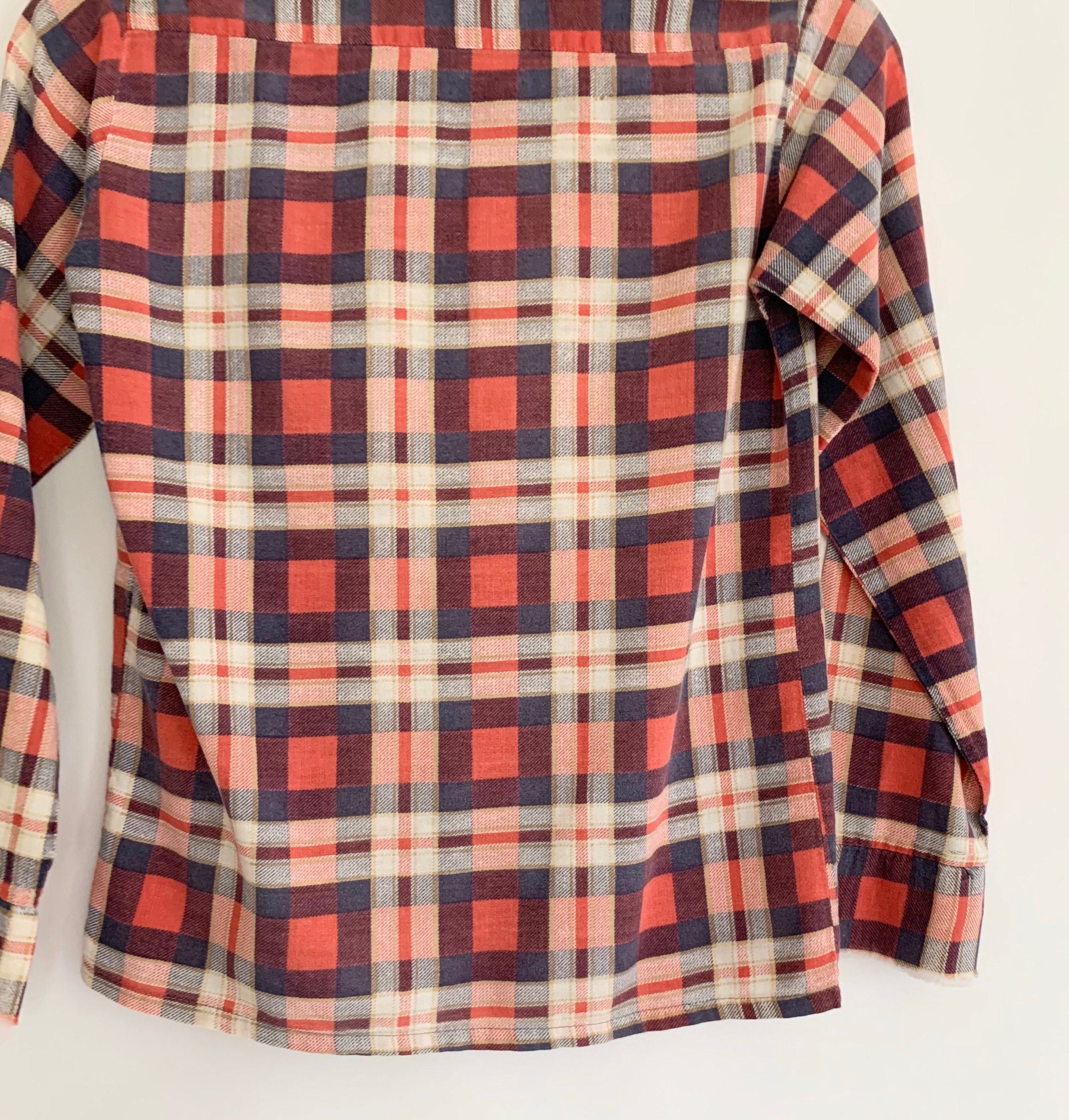 Boys Western Flannel Shirt Vintage Flannel by Sand Point Pearl Snap ...