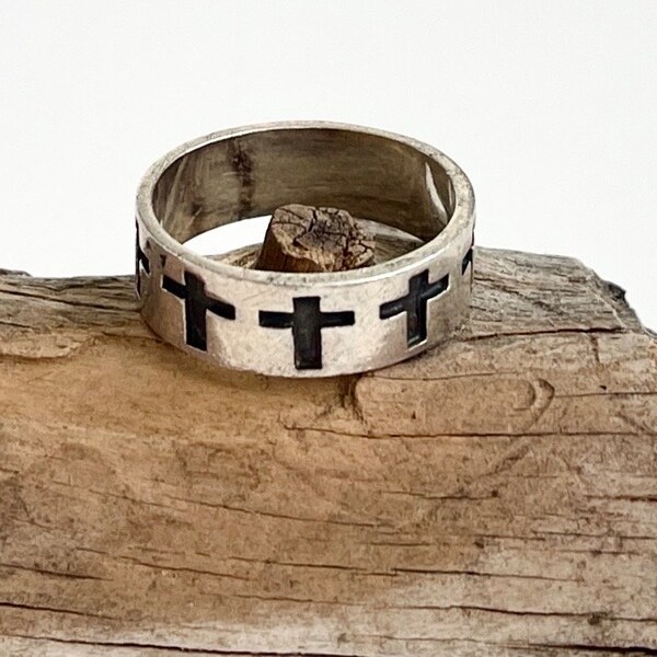 Mens Christian Vintage Rings Etsy