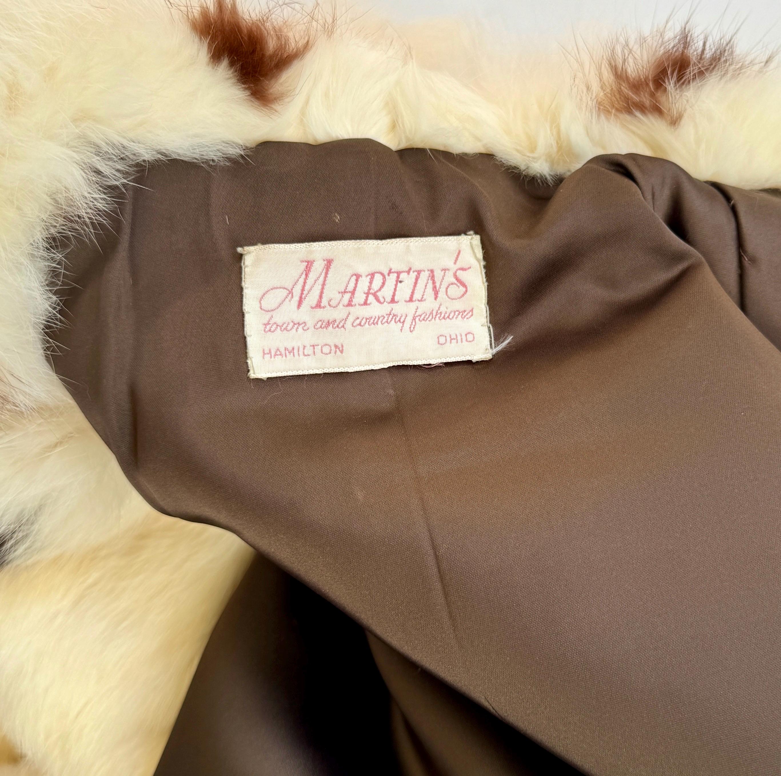 1960's GENUINE rabbit fur jacket