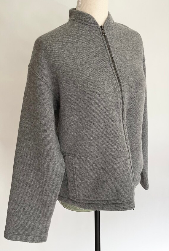 Max Mara Knit Bomber Sweater Cardigan Made in Ita… - image 9