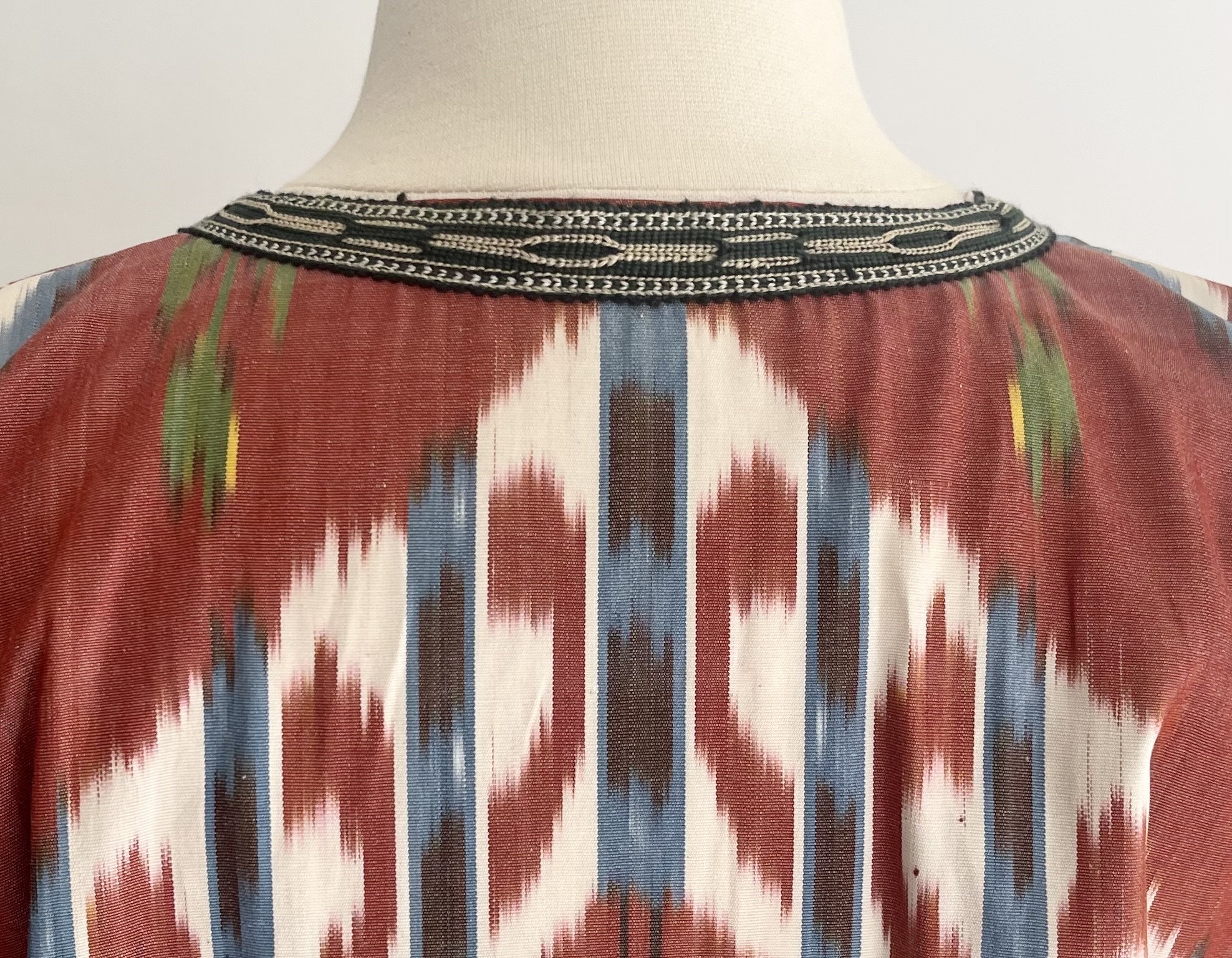 Vintage Hand Woven Ikat Top main image 1
