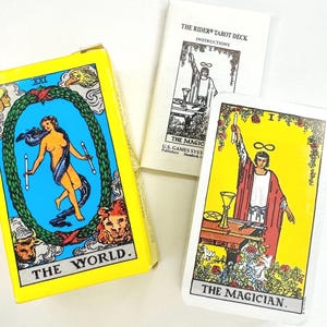 Vintage Rider Waite, 1970s Tarot Cards - Etsy