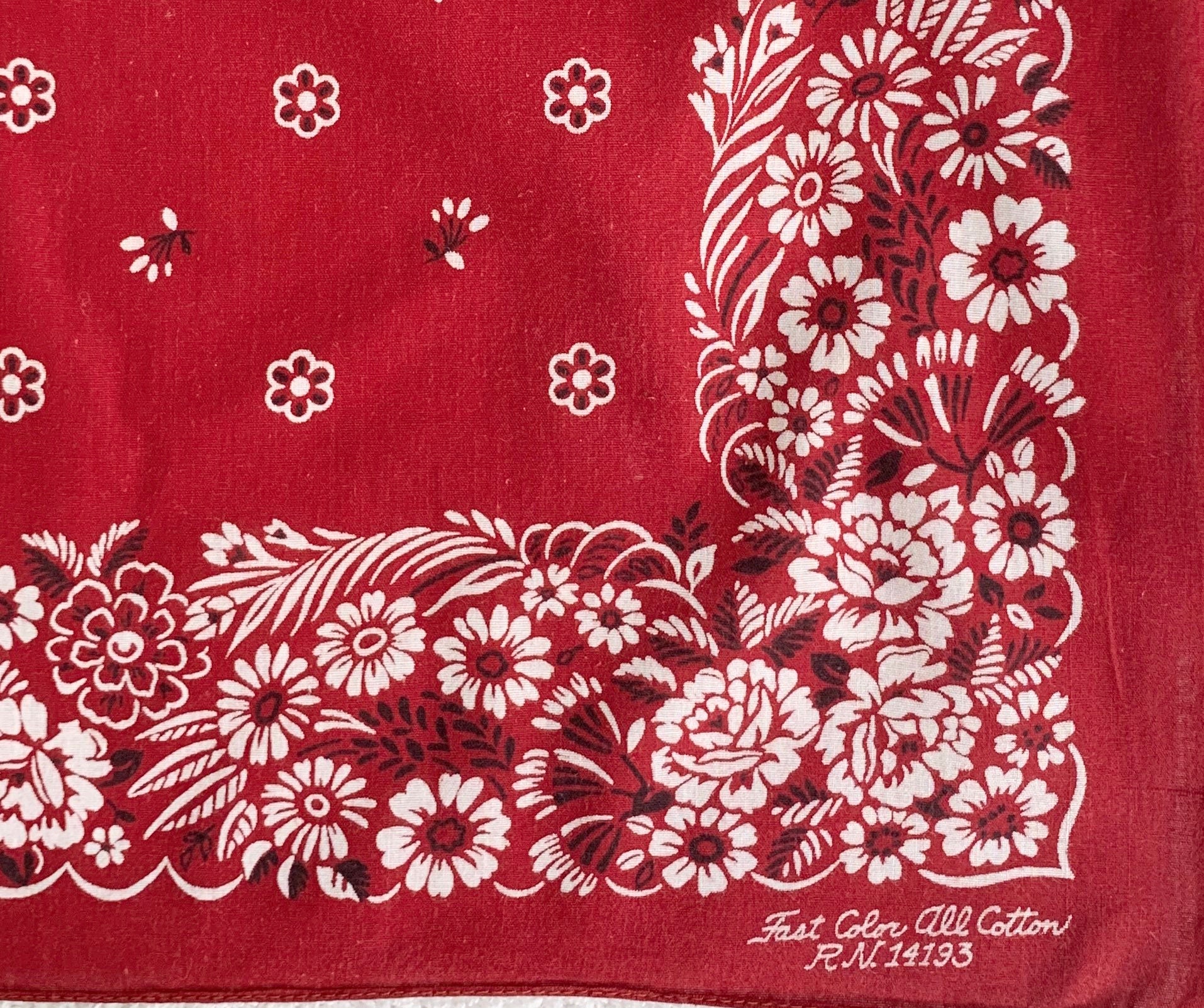 Smiffys Bandana de cowboy, rouge, design Western Halloween (Lot de 2 Smiffys Bandana de cowboy, rouge, design Western Halloween (Lot de 2