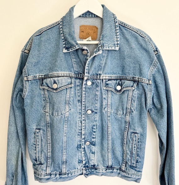 ジャケット・アウター 90s vintage Design denim jacket Men's 90s Vintage STRUCTURE Denim Jean Jacket Coat Size M | eBay